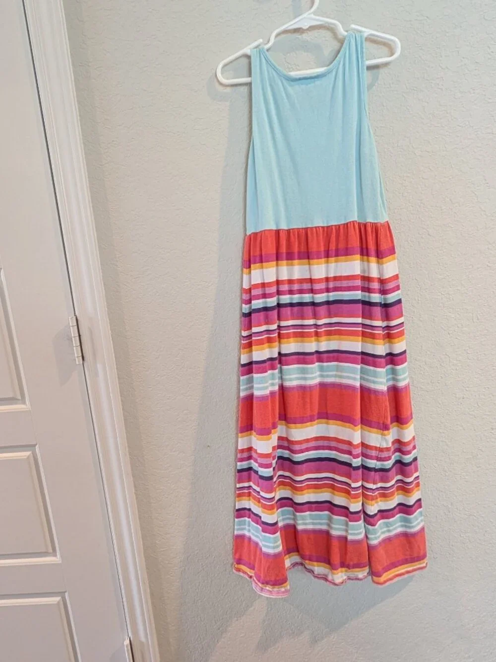 Gymboree Size 7 Striped Maxi Dress